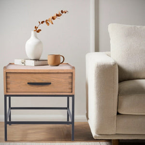 Carlton Bedside Table 1 Drawer