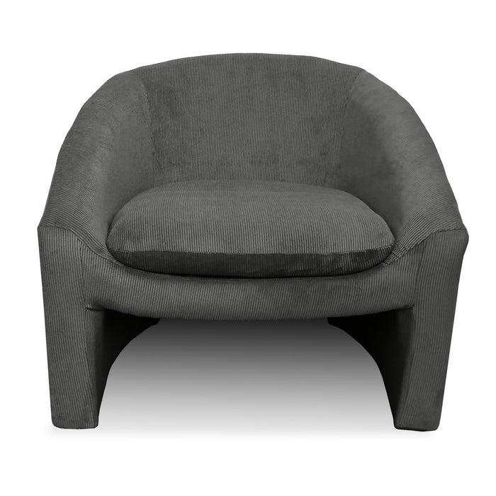 Shackelton Corduroy Occasional Chair - Black