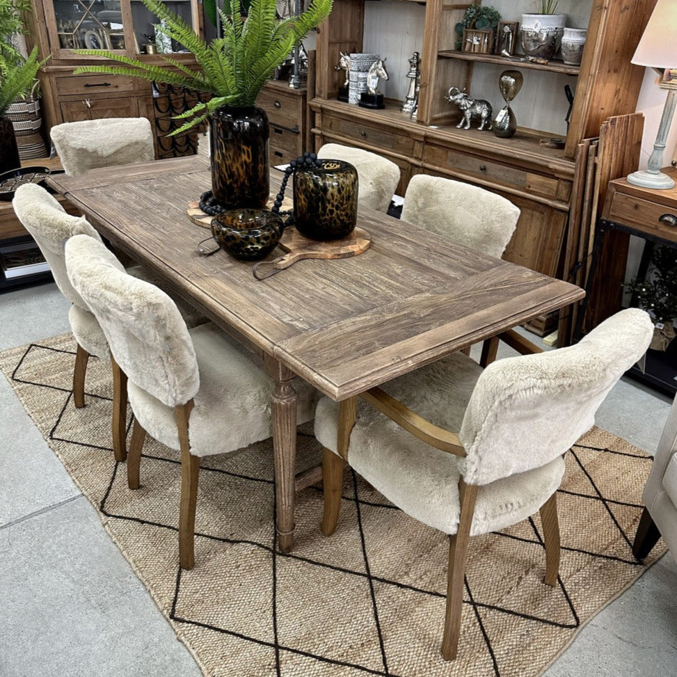 Old Elm French Extension Dining Table