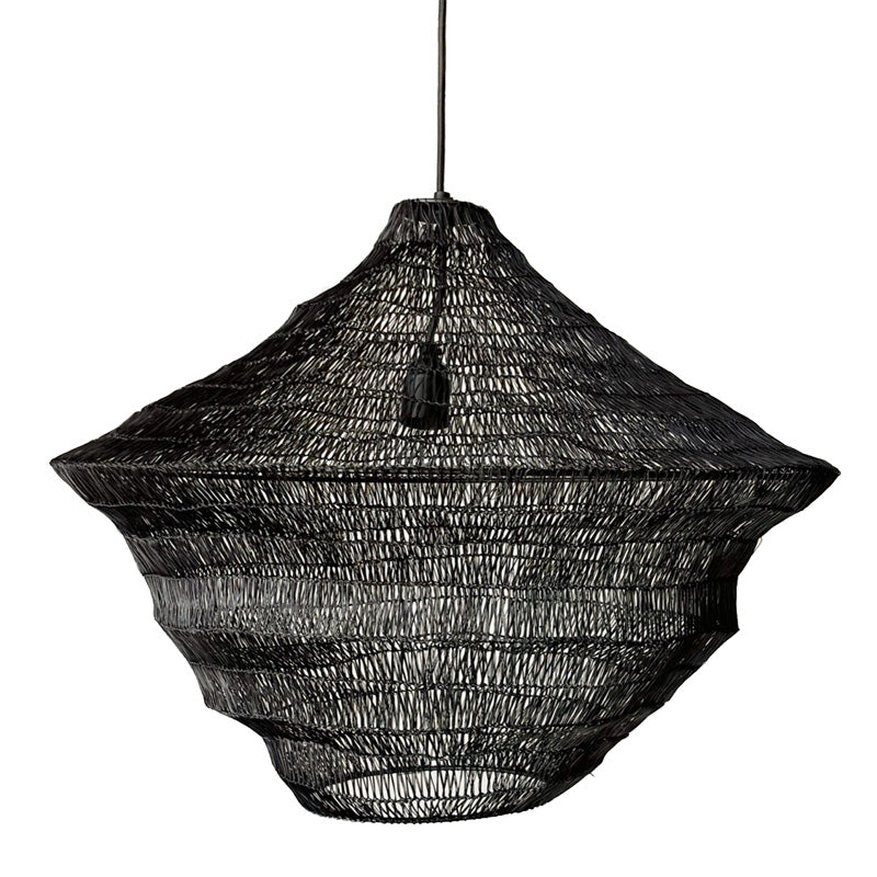 Mesh Tiered Pendant 61cm - Antique Black