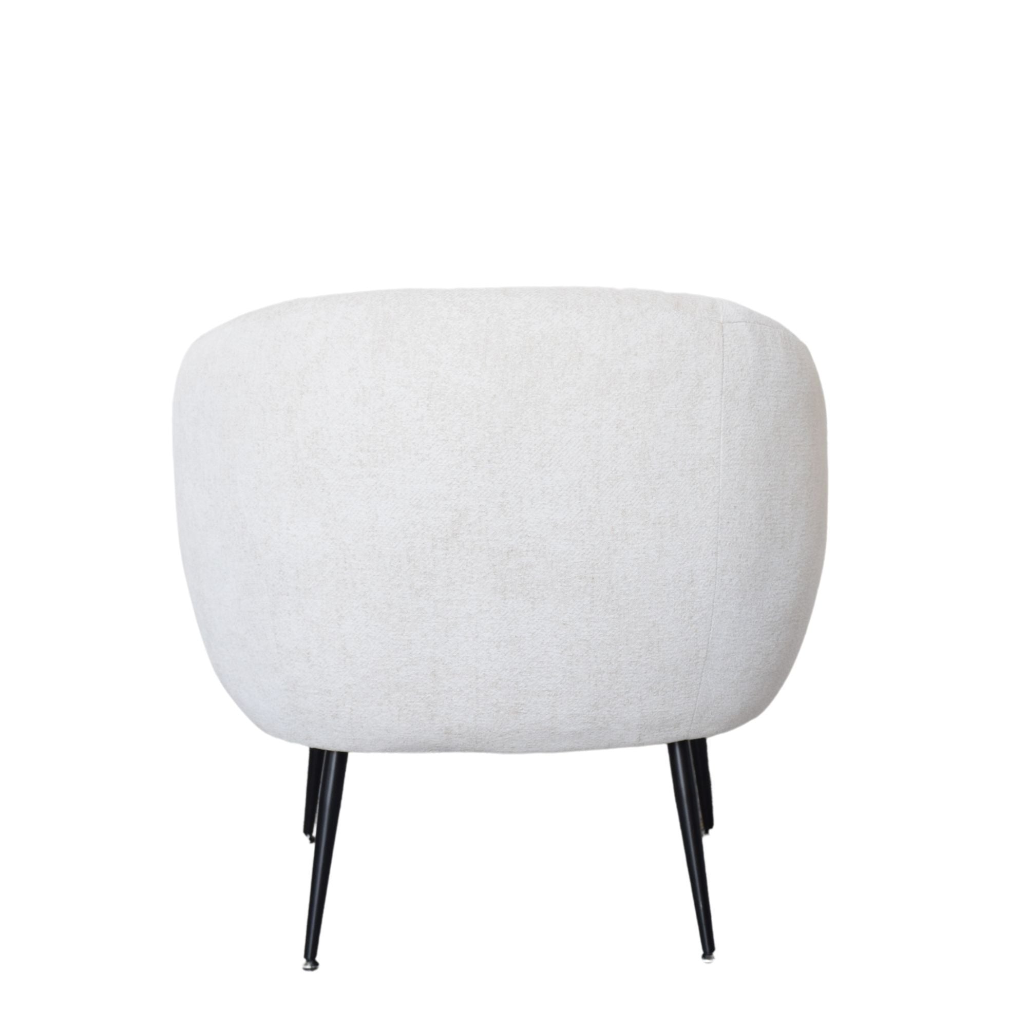 Glam Club Chair - Cream