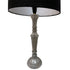 Cottage Table Lamp with Black Shade