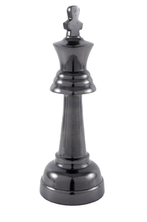 Aluminum/Black Nickel King - Ornament