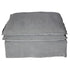 Malta Slipcover Modular Sofa - Crnr+2+1+Crnr+2 Ottomans - Grey