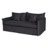 Chantilly 2 Seater Slipcover Sofa - Charcoal