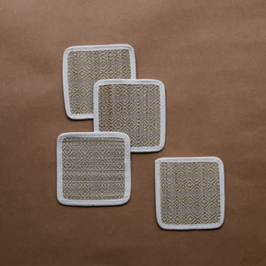 Akiiko - Reed Table Top Set - Placement, Runner, Coaster-Herring Weave