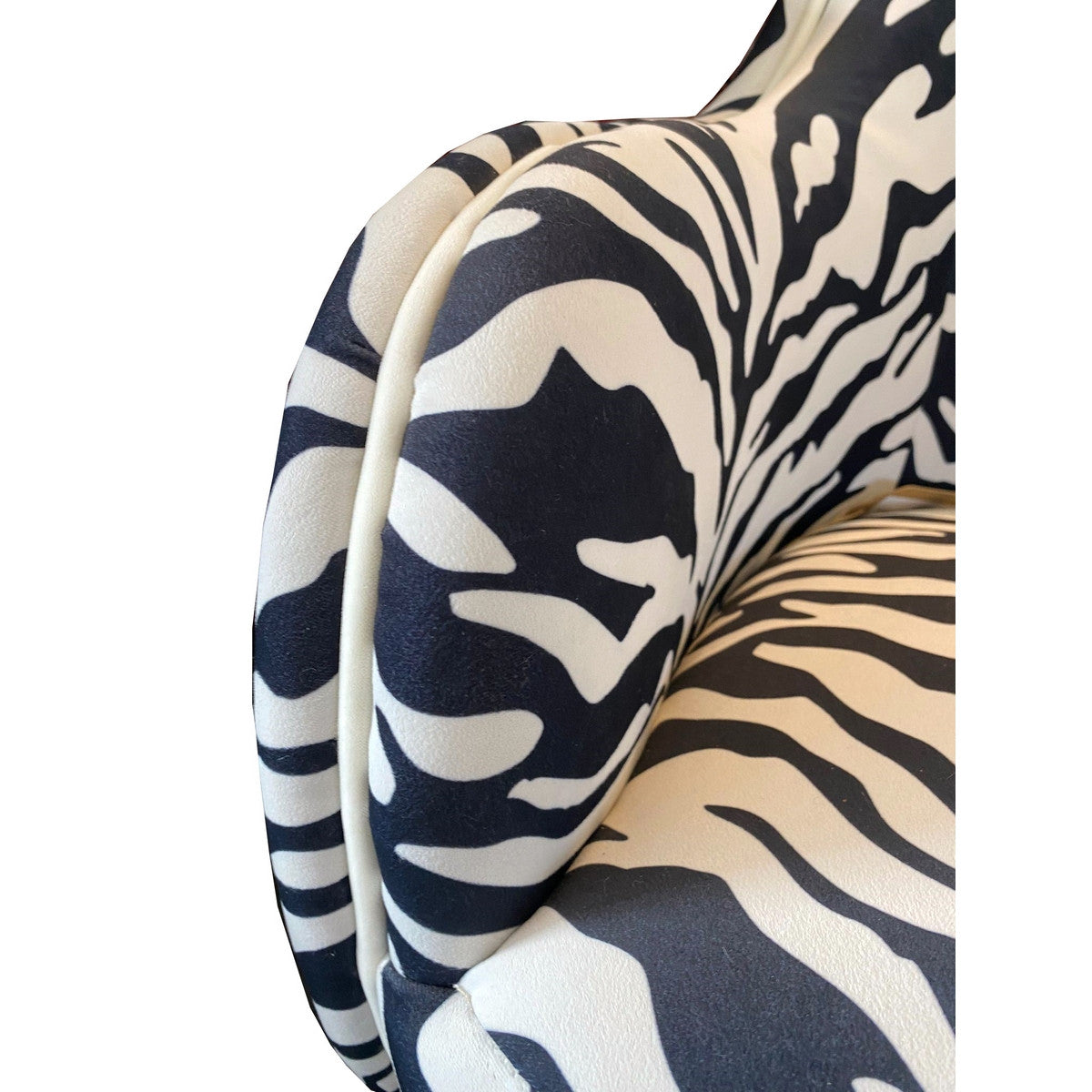 Swivel Armchair - Zebra Print