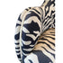 Swivel Armchair - Zebra Print