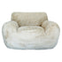 St Moritz Faux Fur Armchair - Beige