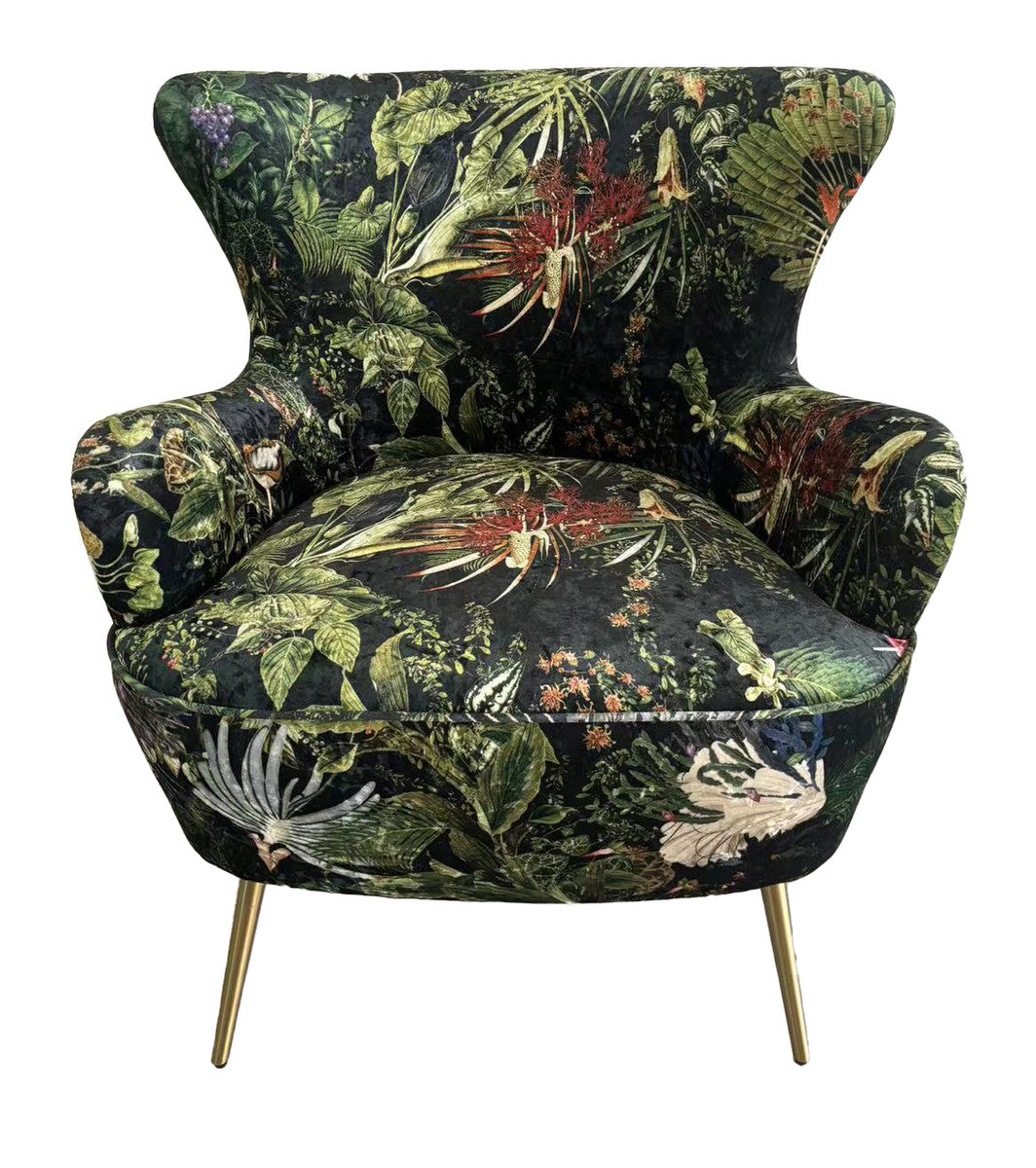 Freya Botanical Occasional Chair