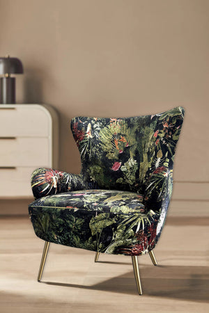 Freya Botanical Occasional Chair