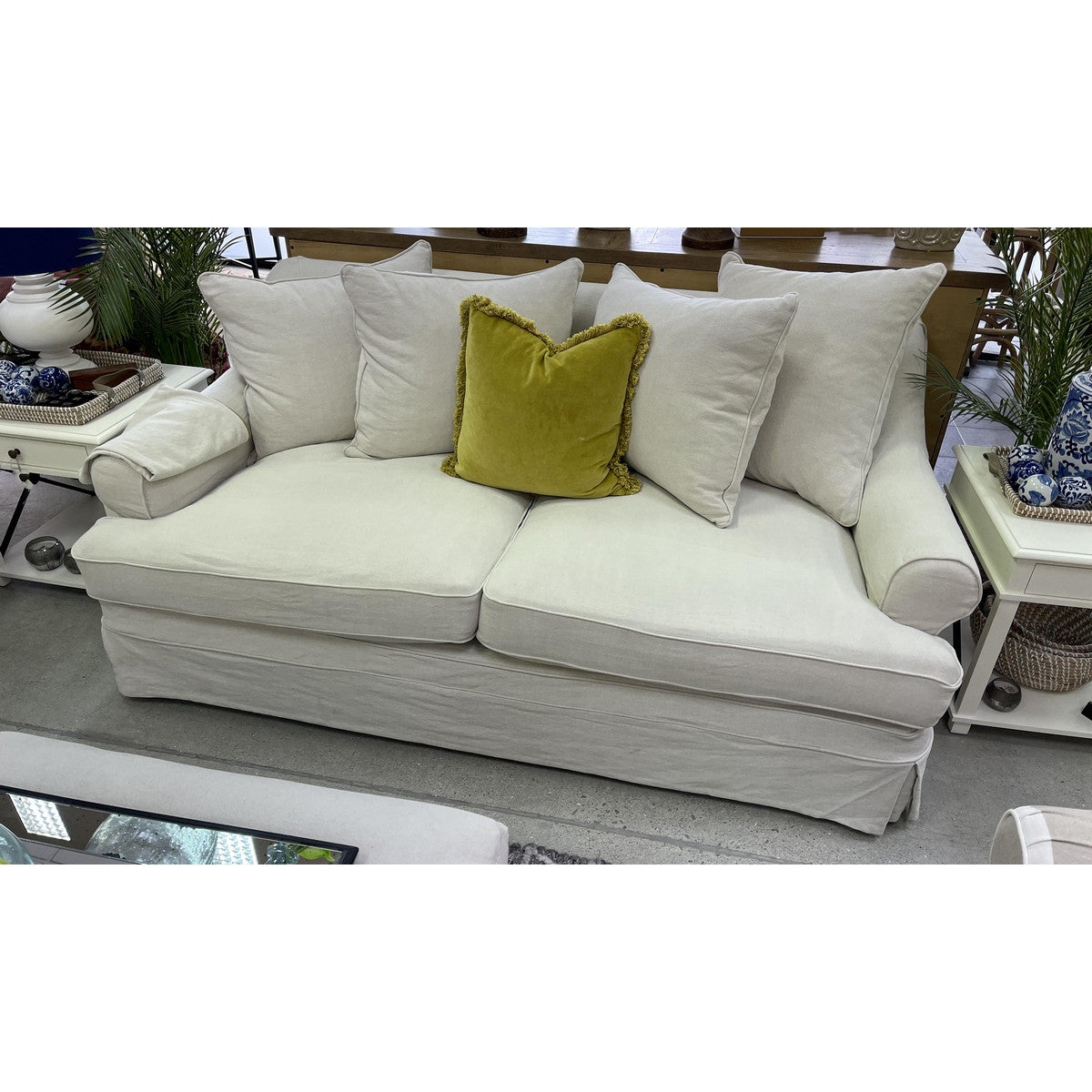 Slip Cover - Salt & Pepper - Newport 2.5 Seater