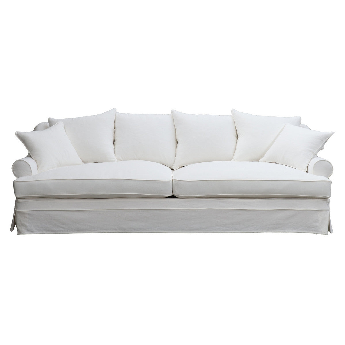 Newport 3.5 Seater Slip Cover Sofa - Cloud