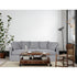 Chalet 3 Seater Slip Cover Sofa - Cool Grey