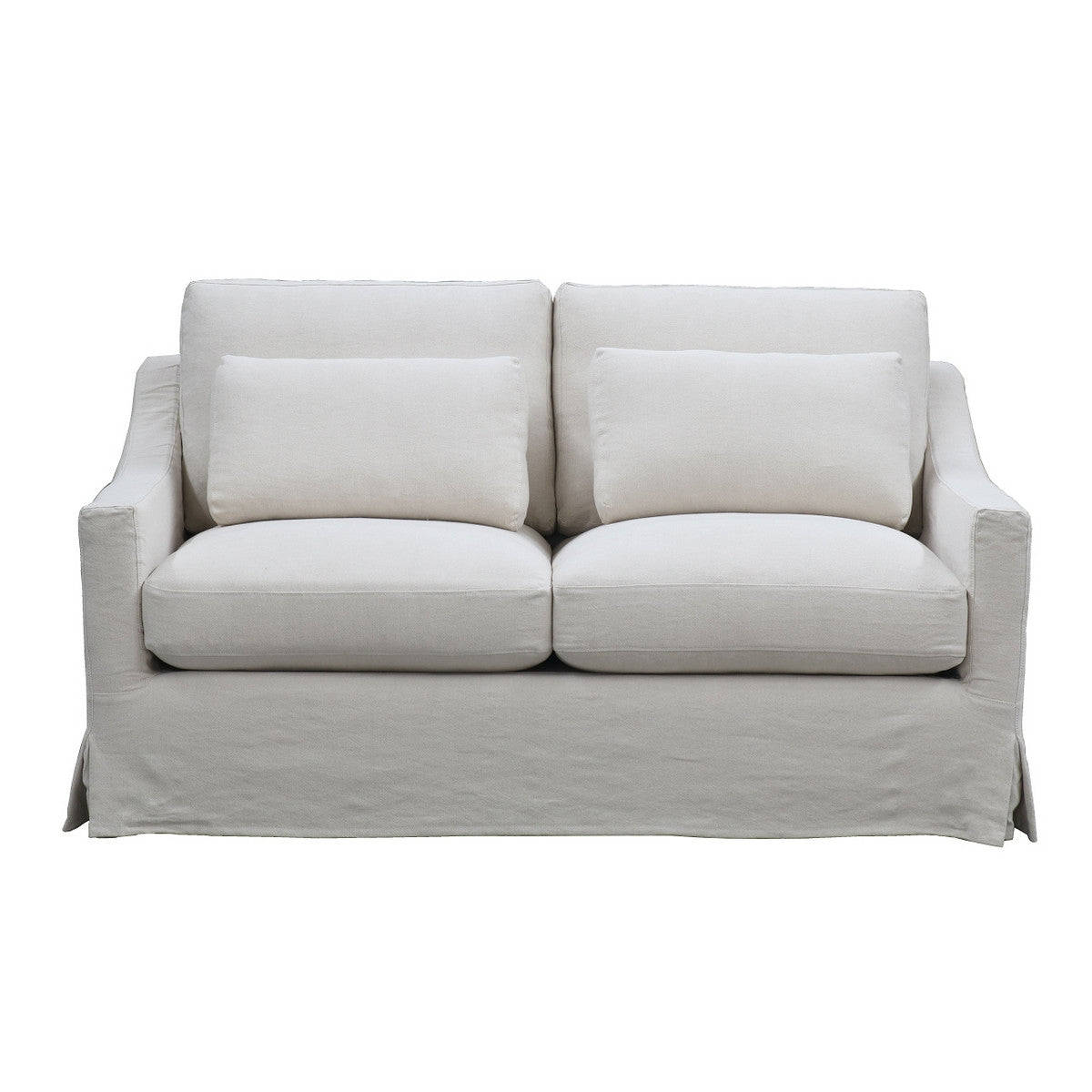 Hampton 2.5 Seater Slip Cover Sofa - Salt & Pepper