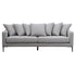 Capri 3 Seater Sofa With 7 Scatter Cushions