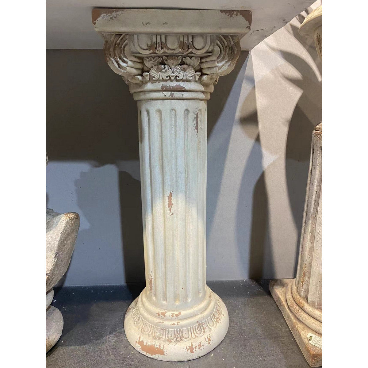 Vintage Plinth - Antique Marble 92cm