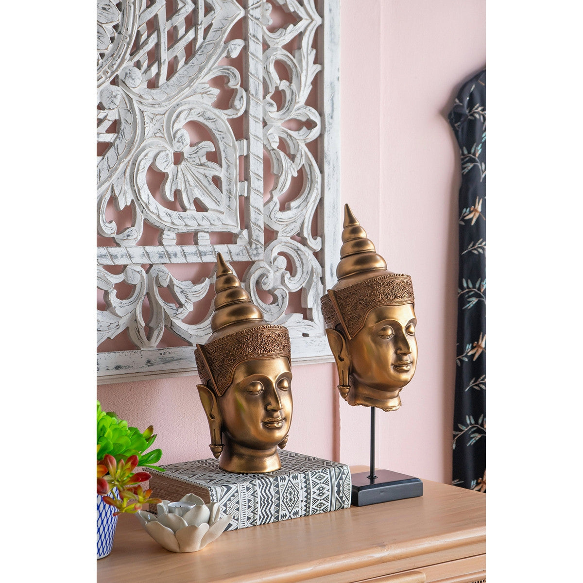 Buddha Head on Stand