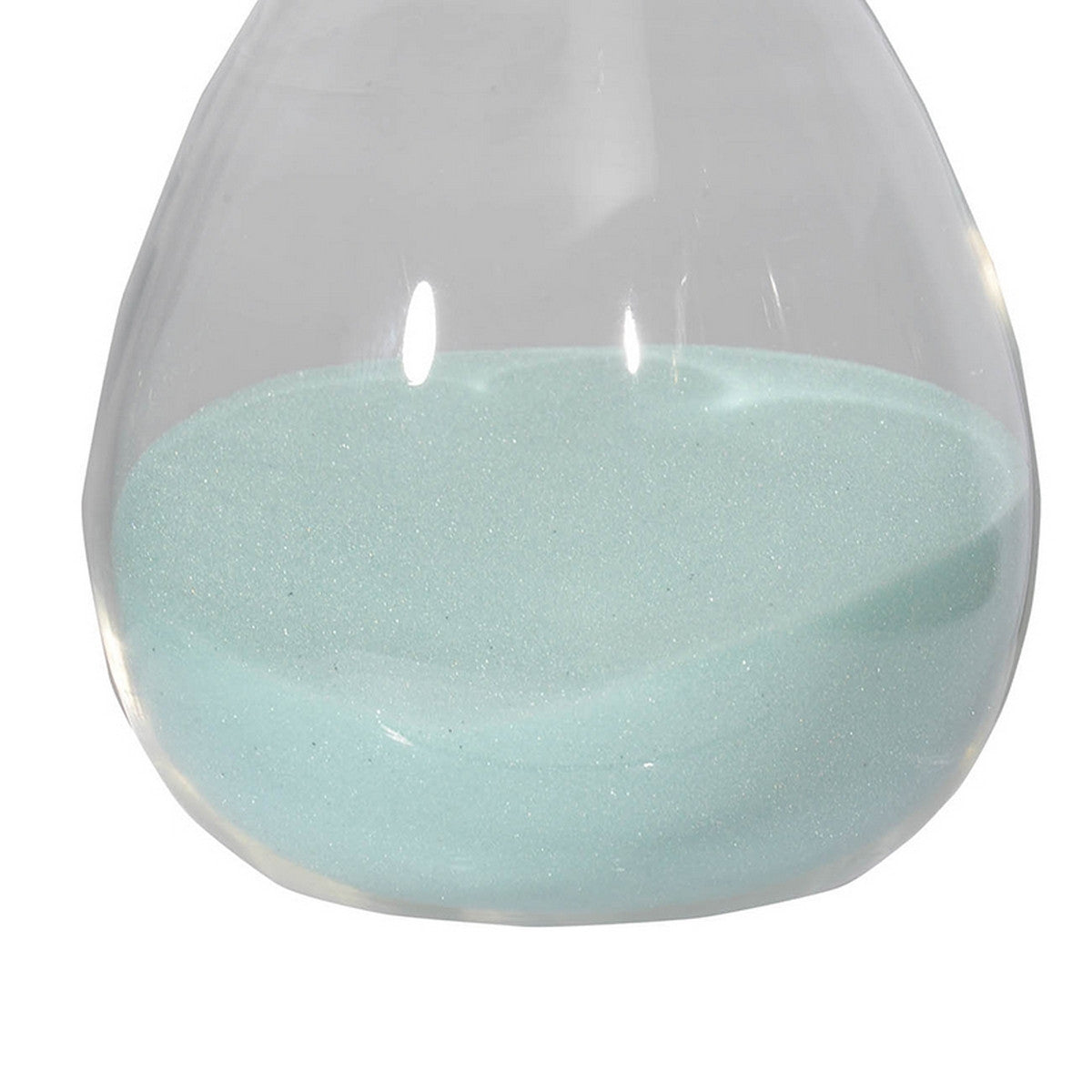 Hourglass with Jade Sand