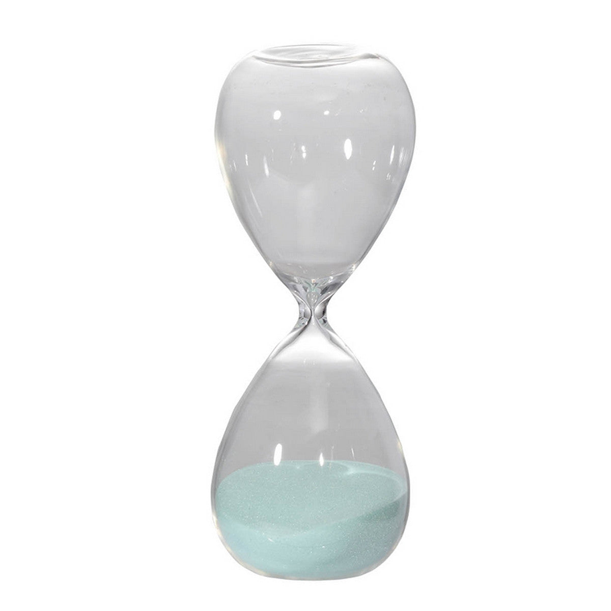 Hourglass with Jade Sand