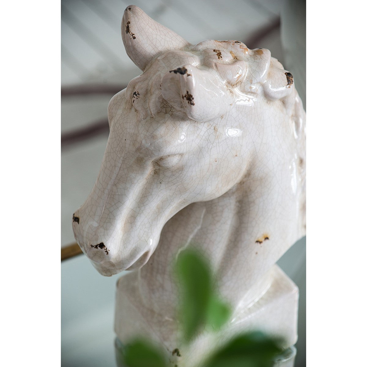 Horse Statue - Classic White