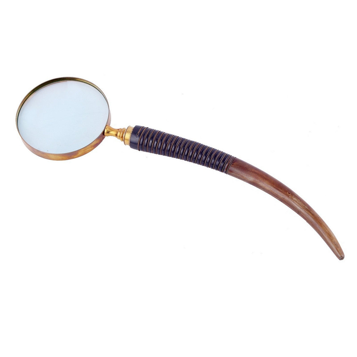 Horn Hand Held Magnifier Glass