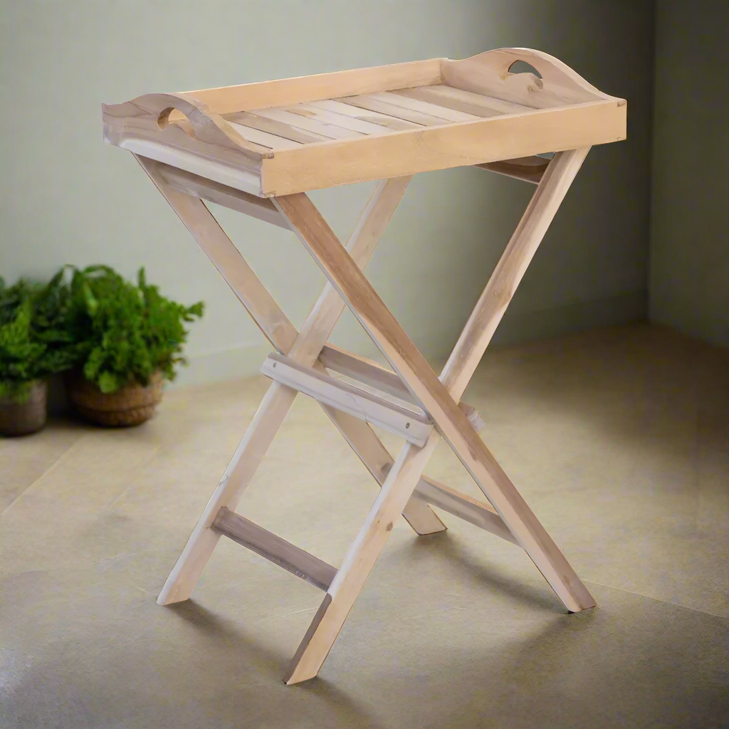 Rustico Butlers Tray Table - Reclaimed Teak