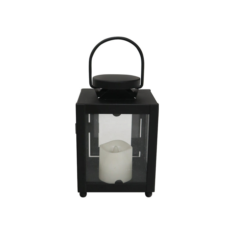 Lantern With LED Candle 13cm