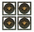 Coasters Set of 4 - Medusa Black