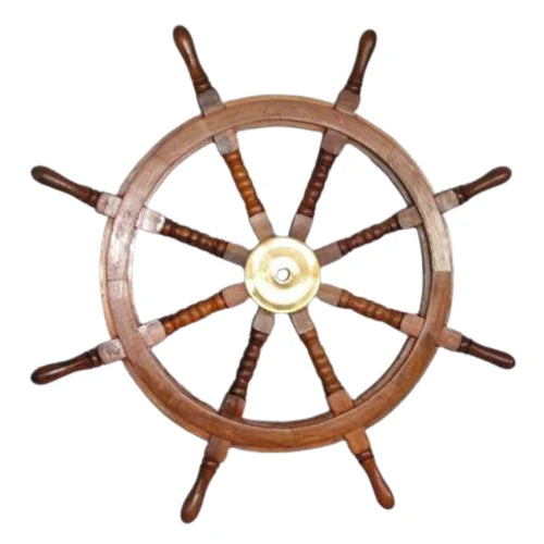 Wooden Ships Wheel 92cm