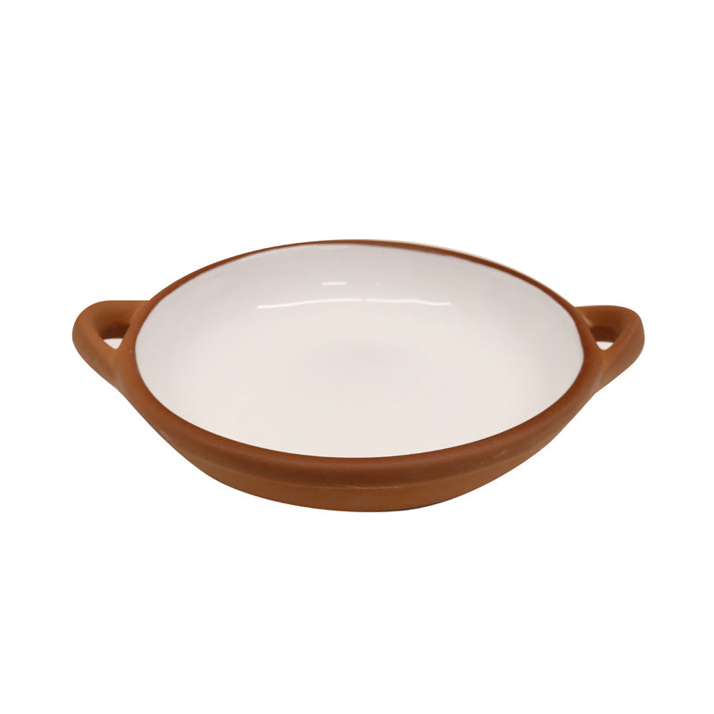 Terracotta Dish w Handle Large