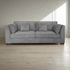 York 3-Seater Upholstered Sofa - Moss