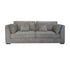 York 3-Seater Upholstered Sofa - Moss