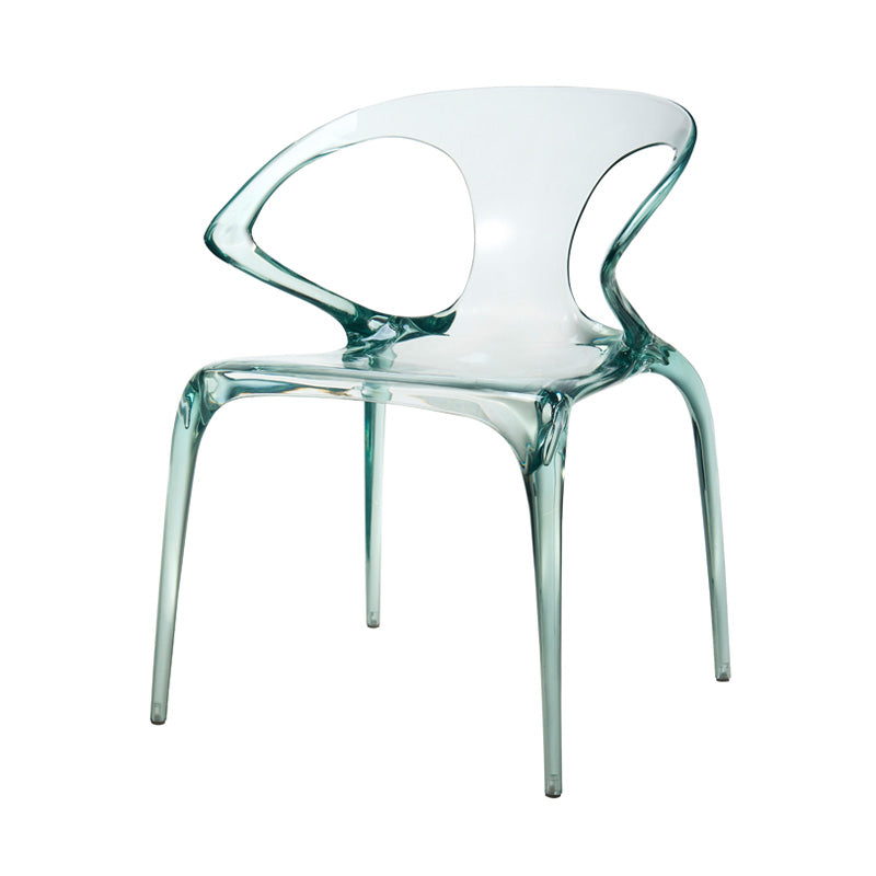 Saturn Transparent Chair - Emerald