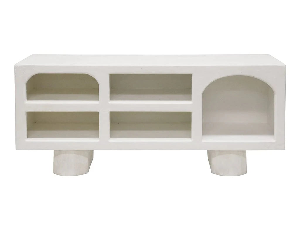 Bodhi Wooden TV Unit - Textured White