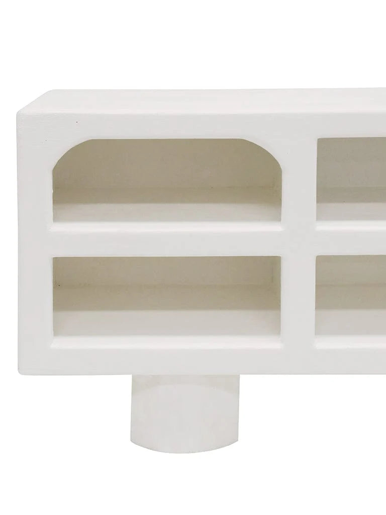 Bodhi Wooden TV Unit - Textured White