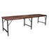 Emile Iron and wood Trestle Table - 3M