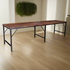 Emile Iron and wood Trestle Table - 3M