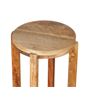 Natural Wooden Side Table