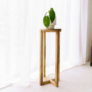 Natural Wooden Side Table