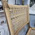 Reclaimed Oak & Rattan Dining Chair