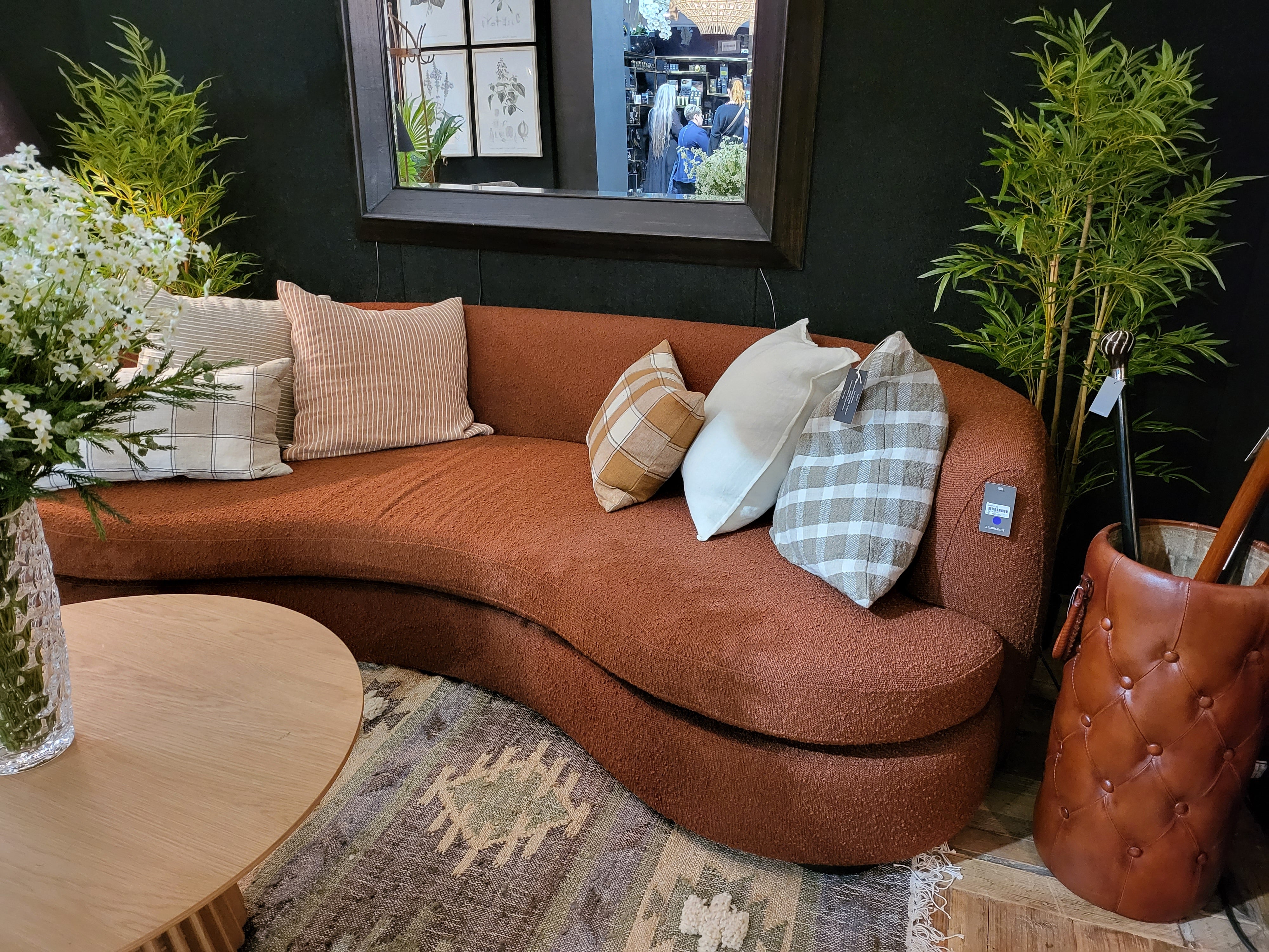 Sennon Sofa 3 Seater - Rust