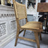 Reclaimed Oak & Rattan Dining Chair