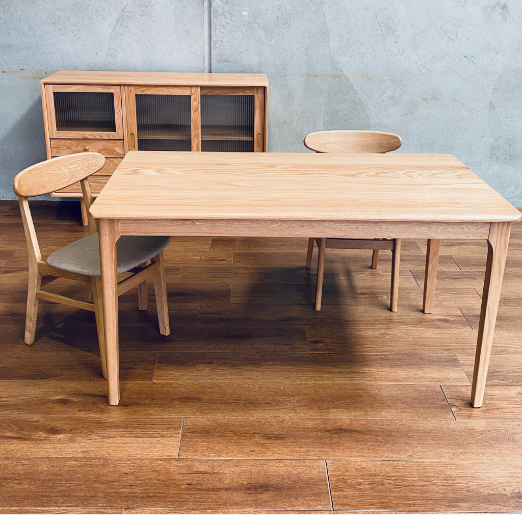 Genji 1.6 Meter Oak Dining Table -  Natural