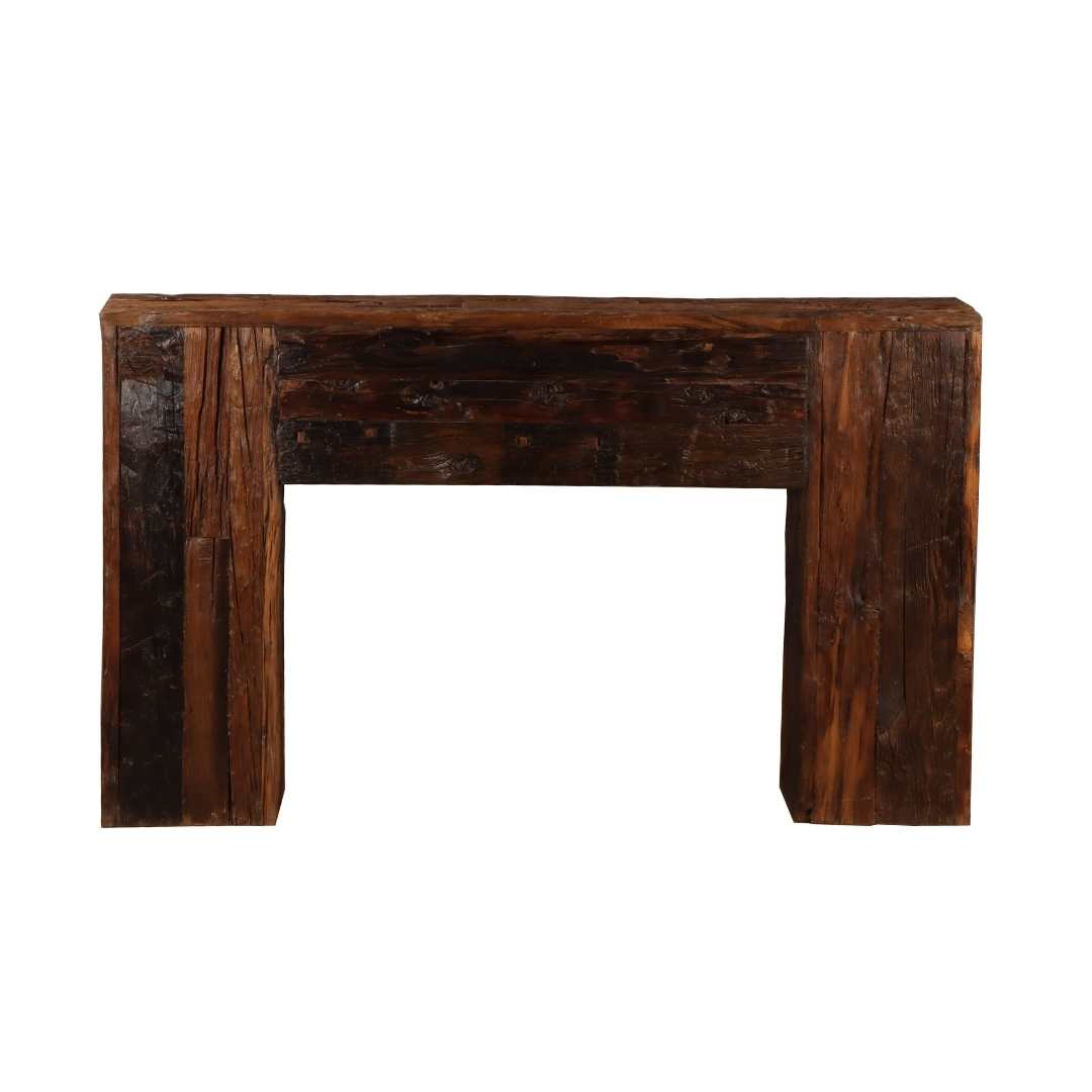 Console Table - Railway Sleeper Wood