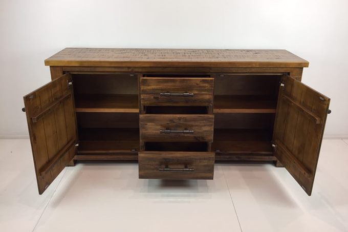 Industrial Buffet Table