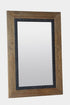 Oak Mirror Iron Frame