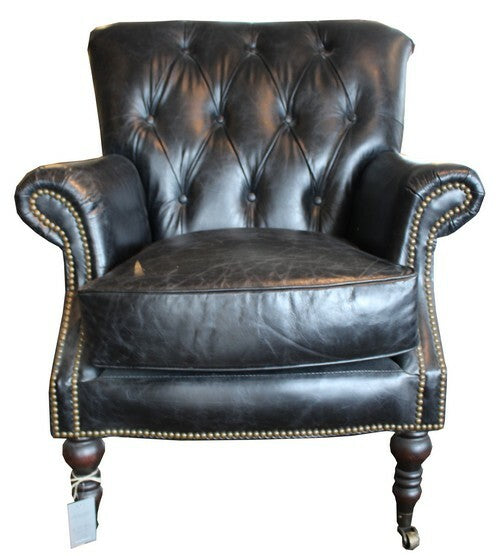 Harrington Belon Black Armchair