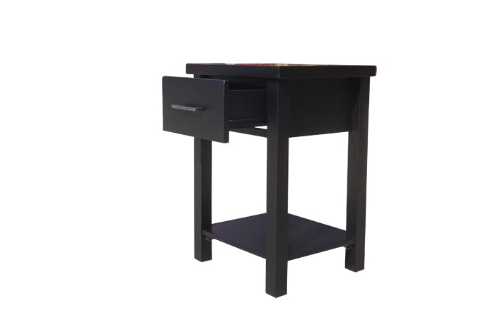 Helen Bedside Table Black