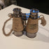 Brass Jute Binoculars 2 Tone